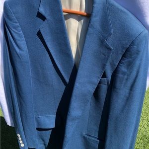 Stafford Blue Blazer 100% silk